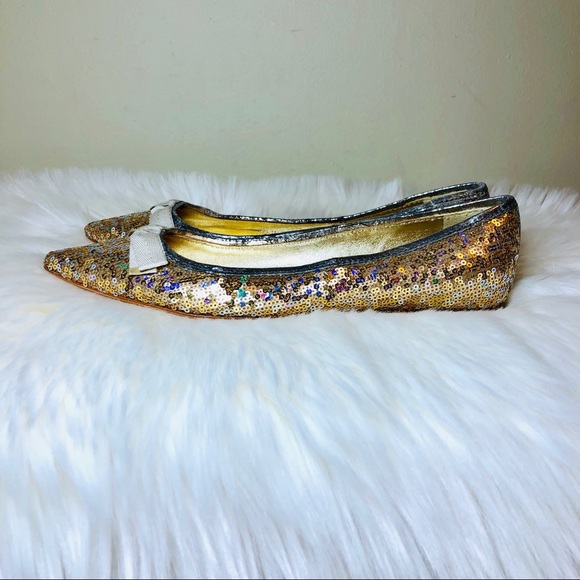 🛑Miu Miu Sequin-embellished flats size7 - Picture 3 of 7